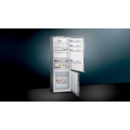 Siemens KG49EAICA Combi 201cm 419L C Acero Inoxidable Zona Fresh Acero Inox Antihuellas
