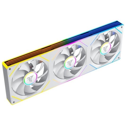 Tempest TX Pack 3x 120mm ARGB PWM Ventiladores Suplementarios Interconectables Blanco