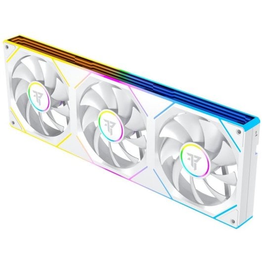 Tempest TX Pack 3x 120mm ARGB PWM Ventiladores Suplementarios Interconectables Blanco