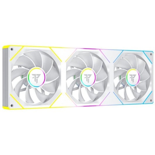 Tempest TX Pack 3x 120mm ARGB PWM Ventiladores Reversos Suplementarios Interconectables Blanco