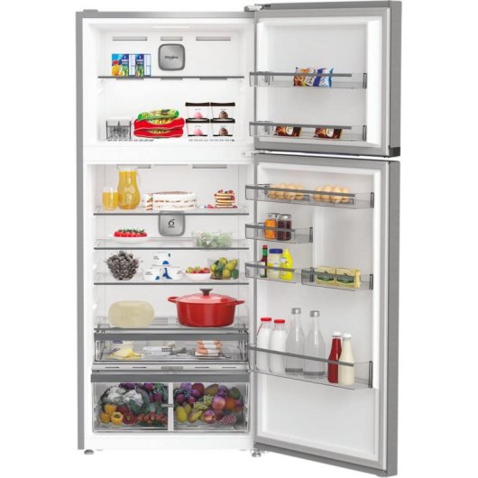 Frigorífico Whirlpool WHD2 6552 X4E 187cm 557L E Acier Inoxydable Compartiment zone fraîche