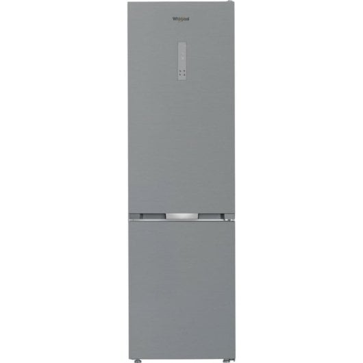 Frigorifique Whirlpool Combi 203,5cm 355L C Acier Inox Compartiment Zone Fraîche