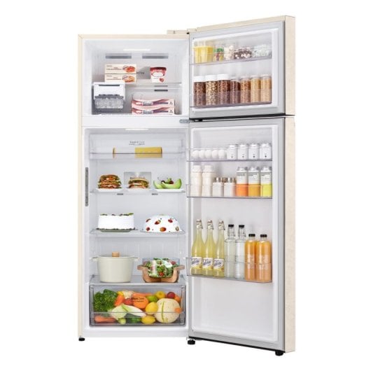 Frigorifero LG Combi No frost 184.5cm 461L E Beige con Zona Fresca