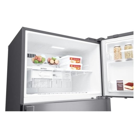 Frigorífico LG Combi No Frost 180cm 506L E Platina Zona Fresca LED Touch WiFi