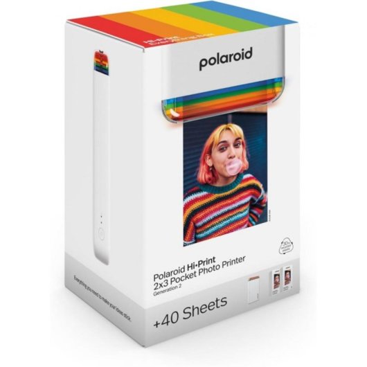 Imprimante Polaroid Hi-Print 6438 Bluetooth 2,1" x 3,4" Imprimante Portable Thermique