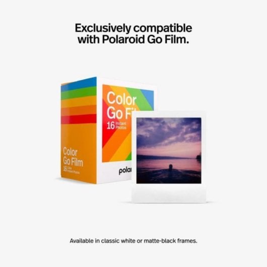 Cámara Instantánea Polaroid Go Generación 2 Blanca Sensor de Luz Apertura F9-F42 Batería 750mAh USB-C