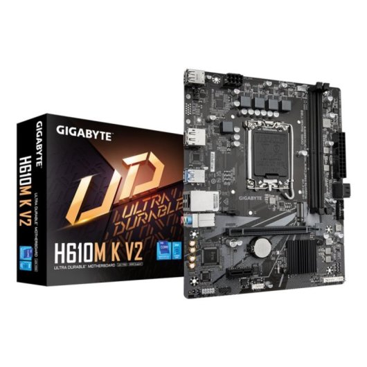 GIGABYTE H610M K V2 Motherboard Micro-ATX LGA 1700 DDR5 PCIe 4.0