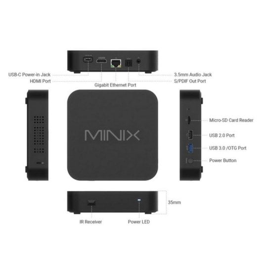 Minix U8K-ULTRA 8GB/128GB IA 8K UHD Dolby Vision HDMI 2.1 Wi-Fi 6 Android