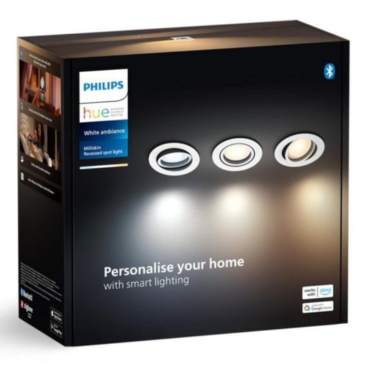 Punto de iluminación inteligente Philips Hue 929003811101 GU10 LED 1200lm Bluetooth Blanco