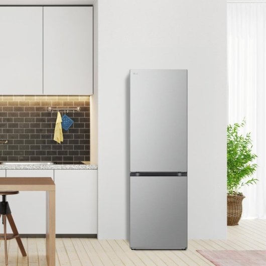 LG GBV3100APY Combi No frost 186cm 344L A Plata DoorCooling+ FreshConverter