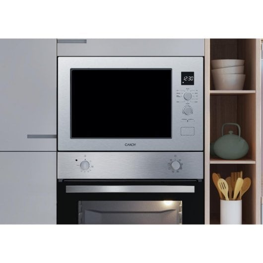 Microondas Candy CA38FL7NWXW 25L 850W Grill Integrado Acero Inoxidable Pantalla Digital