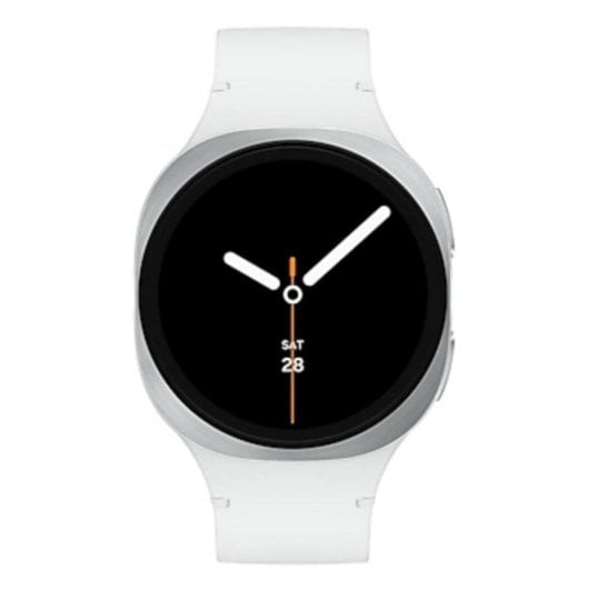 Montre Connectée Samsung Galaxy Watch8 Bluetooth GPS NFC 40mm Super AMOLED Argent Blanc IP68 5ATM Pulsomètre Sommeil