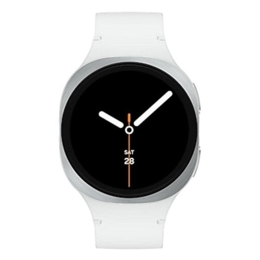 Samsung Galaxy Watch 8 4G LTE GPS 40mm Super AMOLED Prateado Branco Resistente 5ATM+IP68