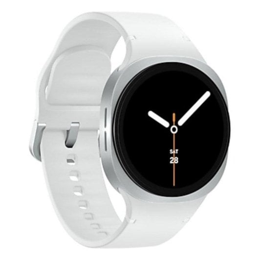 Samsung Galaxy Watch 8 4G LTE GPS 40mm Super AMOLED Prateado Branco Resistente 5ATM+IP68