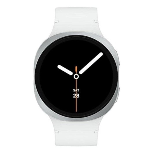 Samsung Galaxy Watch 8 Bluetooth GPS 44mm Super AMOLED Prateado Branco IP68 Pulsómetro