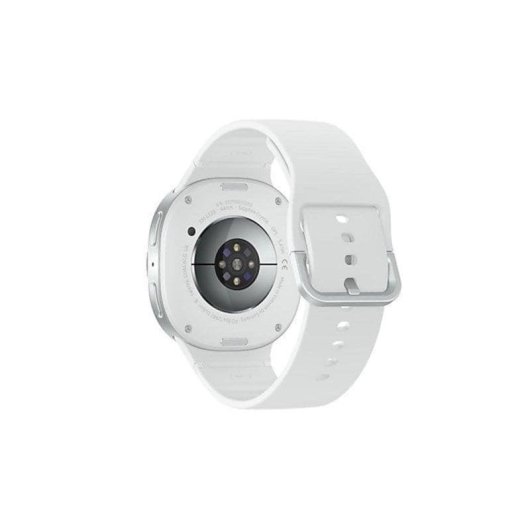 Samsung Galaxy Watch 8 Bluetooth GPS 44mm Silber Weißes Armband M IP68 Herzfrequenz