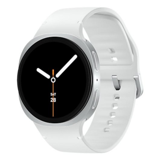 Samsung Galaxy Watch 8 Bluetooth GPS 44mm Super AMOLED Prateado Branco IP68 Pulsómetro