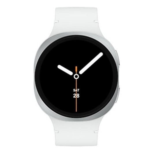 Samsung Galaxy Watch 8 Bluetooth GPS 44mm Super AMOLED Prateado Branco IP68 Pulsómetro