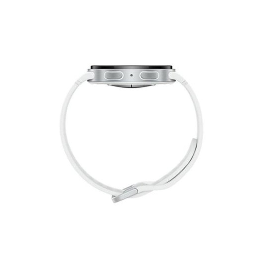 Samsung Galaxy Watch 8 Bluetooth GPS 44mm Silber Weißes Armband M IP68 Herzfrequenz