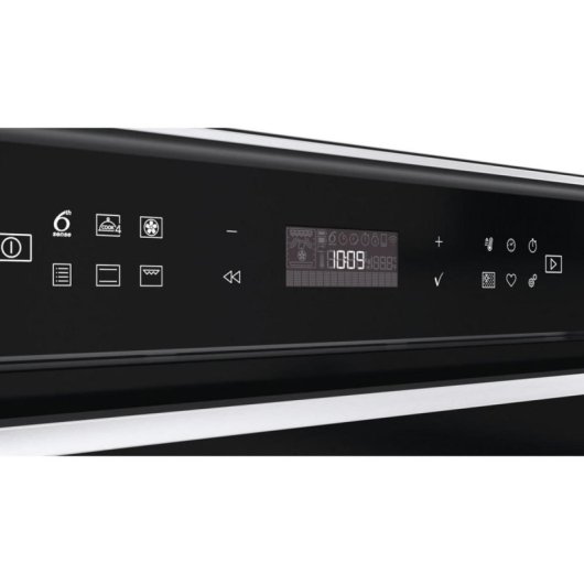 Forno elettrico Whirlpool W7 OM4 4S1 P BL 73L Nero con funzione pirolitica touch
