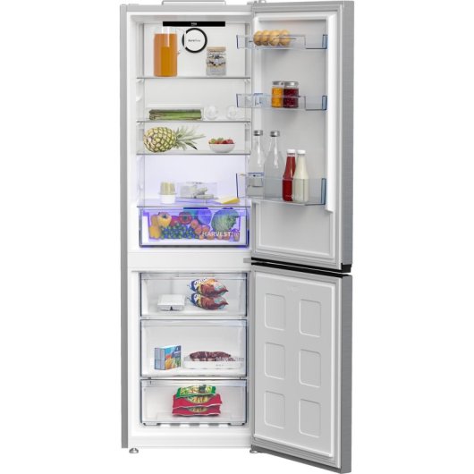 Frigorífico Beko Combi 186cm 316L C Métallique Zone fraîche