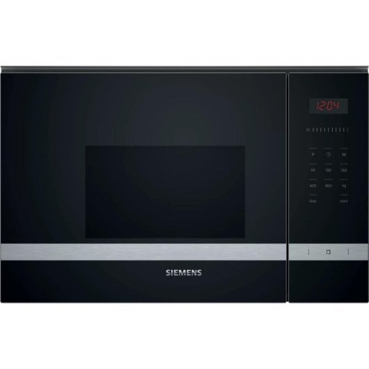 Micro-ondas Siemens iQ300 BF523LMS0 20L 800W LED Integrado Preto Inox