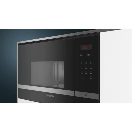 Micro-ondas Siemens iQ300 BF523LMS0 20L 800W LED Integrado Preto Inox