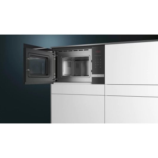 Micro-ondas Siemens iQ300 BF523LMS0 20L 800W LED Integrado Preto Inox
