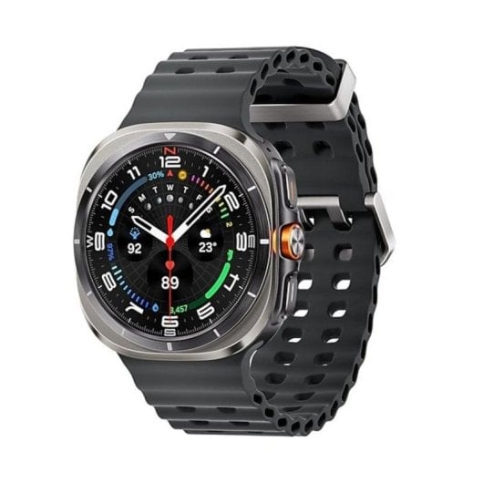 Samsung Galaxy Watch Ultra 4G LTE GPS 47mm AMOLED Titânio Cinza M IP68 10ATM SpO2 ECG