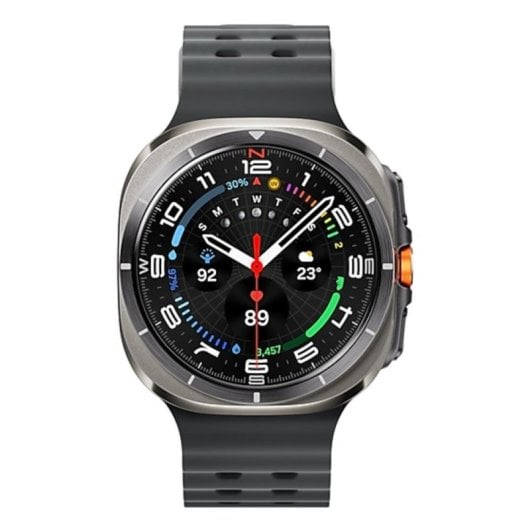 Samsung Galaxy Watch Ultra 4G LTE GPS 47mm AMOLED Titânio Cinza M IP68 10ATM SpO2 ECG