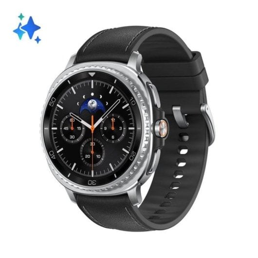 Samsung Galaxy Watch 8 Classic Bluetooth WiFi GPS NFC 46mm Super AMOLED Silber Schwarz 5ATM+IP68