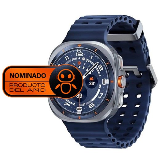 Smartwatch Samsung Galaxy Watch Ultra 4G GPS AMOLED Azul Titanio, batería 100 h, IA avanzada