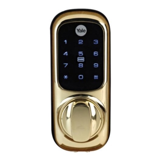Cerradura inteligente Yale Keyless Connected Wireless AA Oro Plata Código con Alarma