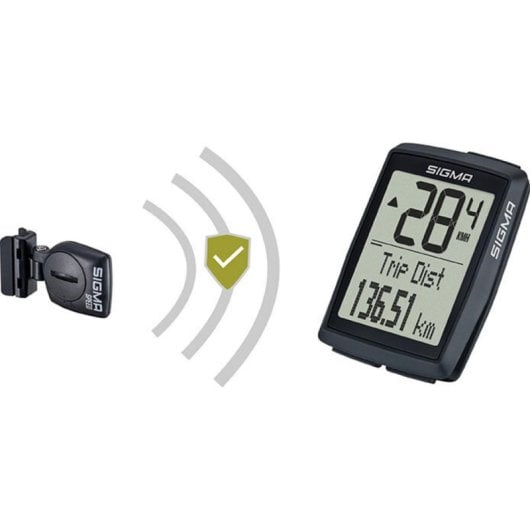 Compteur de vélo Sigma Sport 14211 sans fil affichage 31 x 41 pixels CR 2450