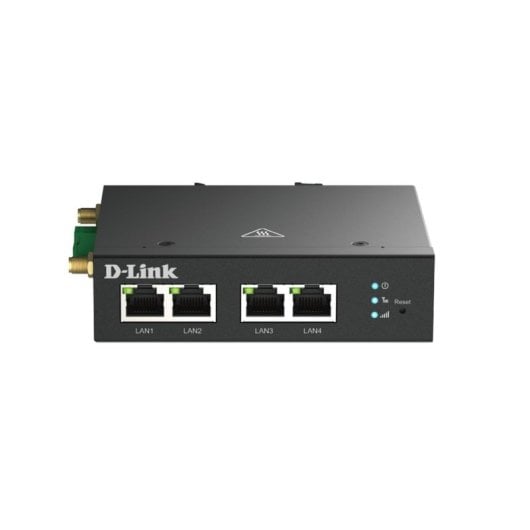 Router D-Link DWM-314-T/M 4G LTE Fast Ethernet Montage DIN Sécurité SSH
