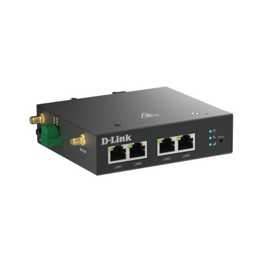 Router D-Link DWM-314-T/M 4G LTE Fast Ethernet Montage DIN Sécurité SSH