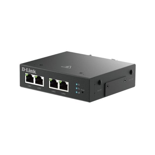 Router D-Link DWM-314-T/M 4G LTE Fast Ethernet Montage DIN Sécurité SSH