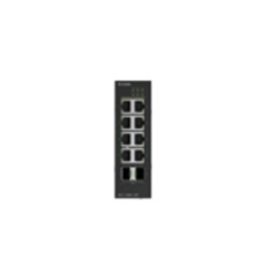 Switch D-Link DIS-100G-10P/M 8 Puertos Gigabit PoE+ Industrial L2 IP40 DIN Rail