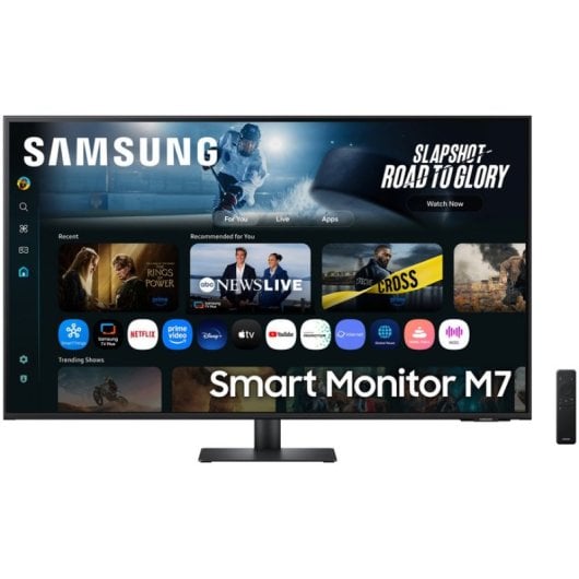 Samsung M70F Smart Monitor 43" 4K Ultra HD 60Hz VA HDR10 Game Bar Bluetooth