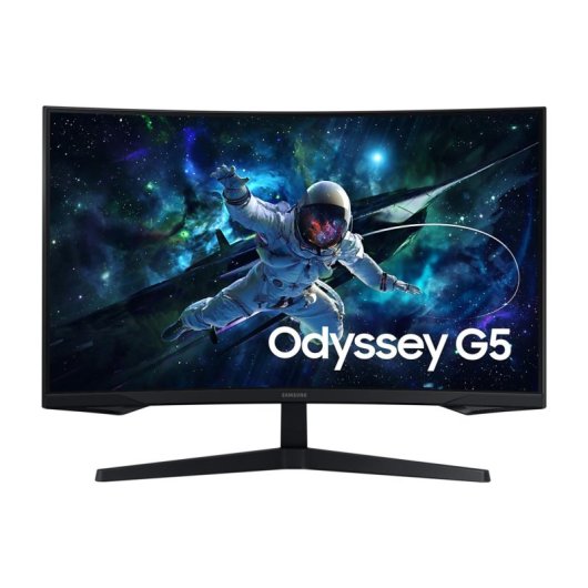 Monitor Samsung LS32CG552EU 32" Quad HD 2560x1440 165Hz VA LED FreeSync Curved 1000R Schwarz