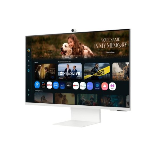 Monitor Samsung S32FM801UU 32" 4K Ultra HD 60Hz VA LCD Weiß Smart HDR10+