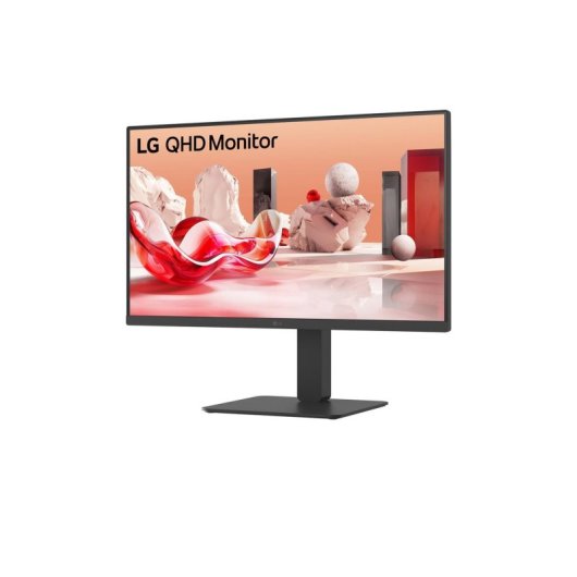 LG 27BA65QB-B Monitor 27" 2560x1440 100Hz IPS HDR10 USB-C com Altifalantes, Pivot e Altura Ajustável