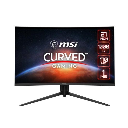 MSI G271CQPDE E2 27" Wide Quad HD 170Hz VA Curvo FreeSync Premium