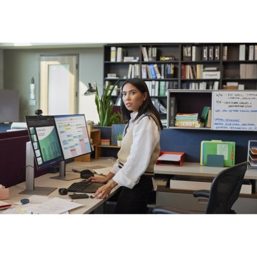 Écran HP Pro 24" WUXGA 100Hz IPS Micro-Edge Noir Argent