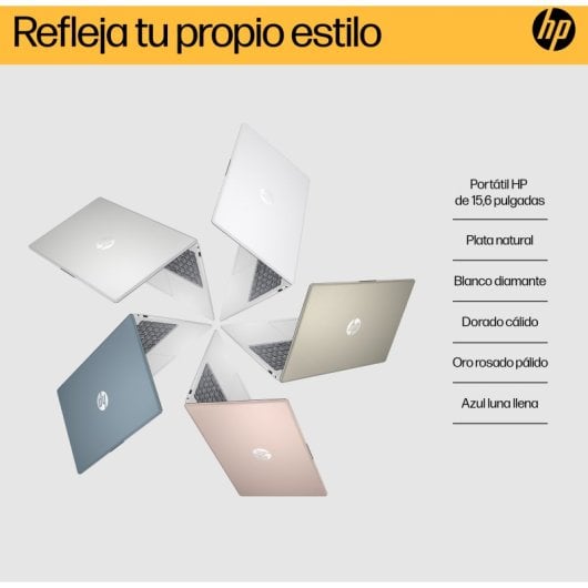 HP Laptop 15-fc0178ns 15.6" AMD Ryzen 7 7730U 16GB 1TB SSD FreeDOS Plata