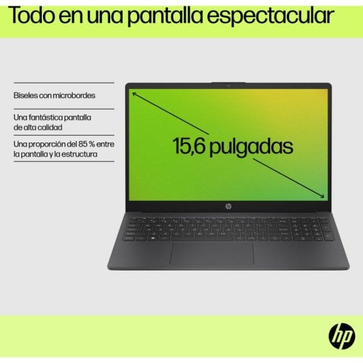 Portátil HP 15-fd0274ns 15.6"  Intel Core i5-1334U 16GB 1TB SSD FreeDOS Blanco