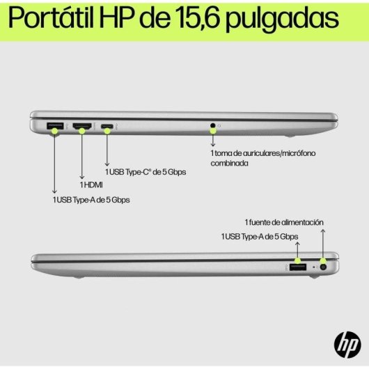 Laptop HP 15-fd0276ns 15.6" Intel Core i7-1355U 16GB 1TB SSD Iris Xe FreeDOS