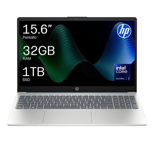 Laptop HP AI 15-fd2000ns 15.6" Intel Core Ultra 7 255U 32GB 1TB SSD Intel Graphics FreeDOS