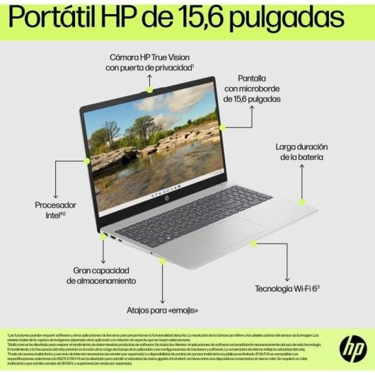 Ordinateur portable HP 15-fd0282ns 15,6'' Intel Core i7-1355U 16Go 1To SSD Iris Xe Windows 11 Home