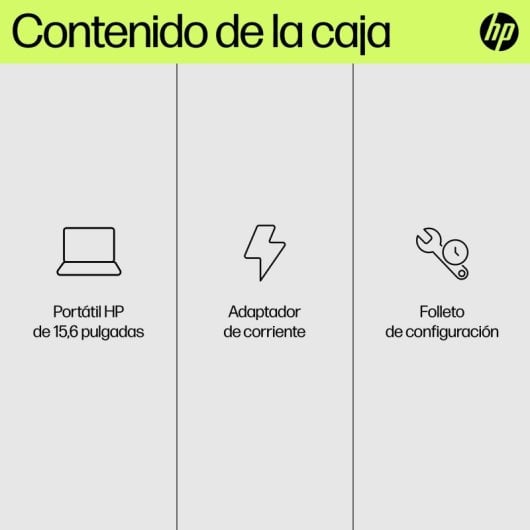 HP AI 15-fd2001ns 15.6" Intel Core Ultra 7 255U 32GB 1TB SSD Windows 11 Home Plata AI Boost